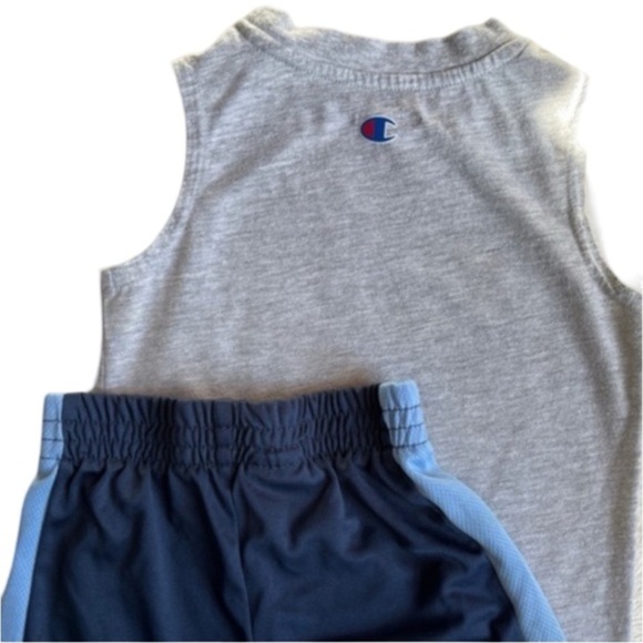 HP🏆 Champion Boys 18M‎ Sleeveless Shirt & Jersey Shorts Set - Picture 3 of 3